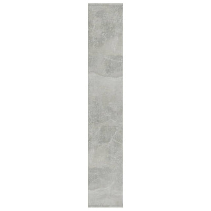 Room Divider/Book Cabinet Concrete Grey 100x24x140 cm Engineered Wood - OLBRIT