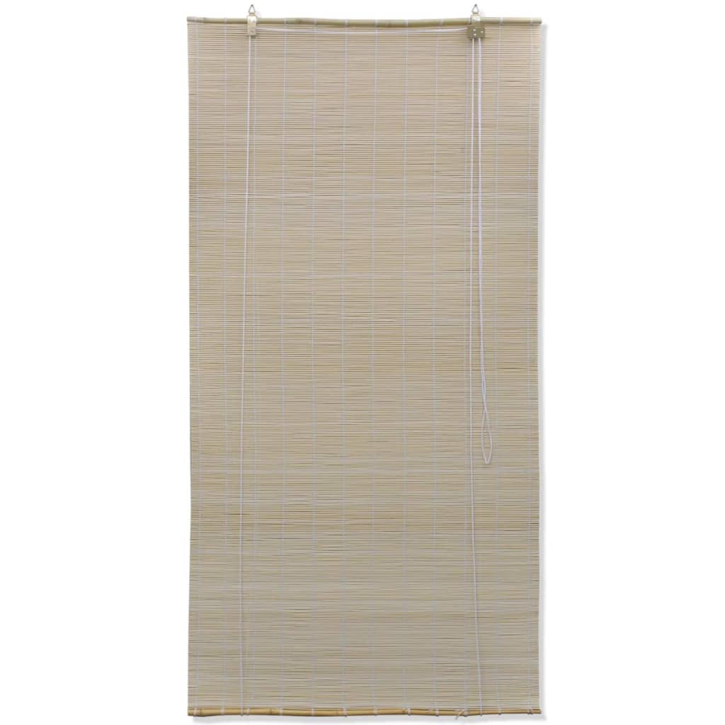 Bamboo Roller Blinds 2 pcs 120x160 cm Natural - OLBRIT