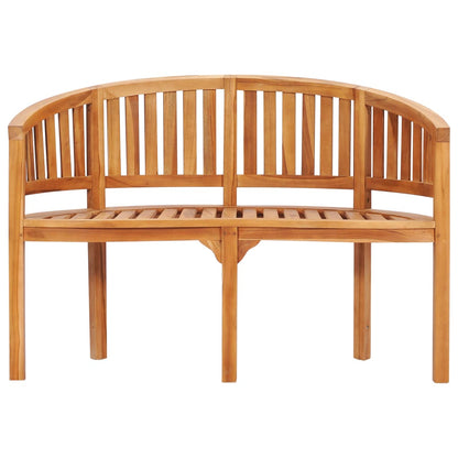 Banana Bench 120 cm Solid Teak Wood - OLBRIT