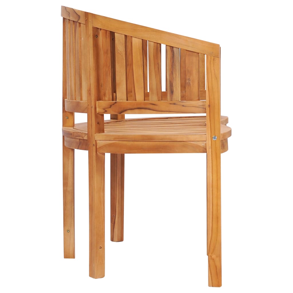 Banana Bench 120 cm Solid Teak Wood - OLBRIT