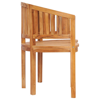 Banana Bench 120 cm Solid Teak Wood - OLBRIT