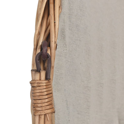 Firewood Basket with Handle 61.5x46.5x58 cm Brown Willow - OLBRIT