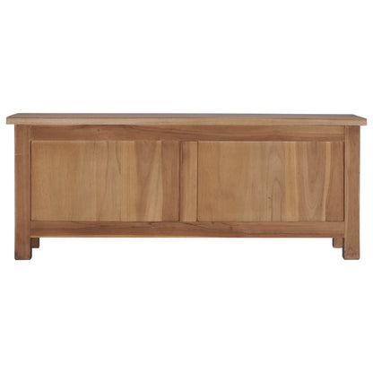 TV Cabinet 90x30x35 cm Solid Teak Wood - OLBRIT