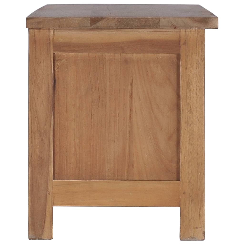 TV Cabinet 90x30x35 cm Solid Teak Wood - OLBRIT