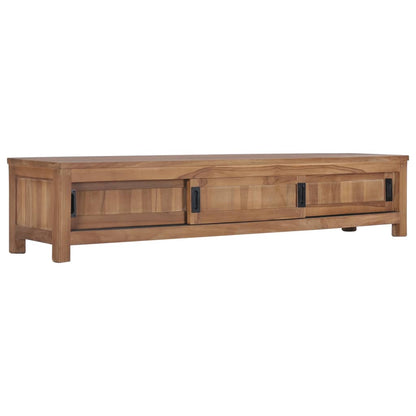 TV Cabinet 150x30x30 cm Solid Teak Wood - OLBRIT