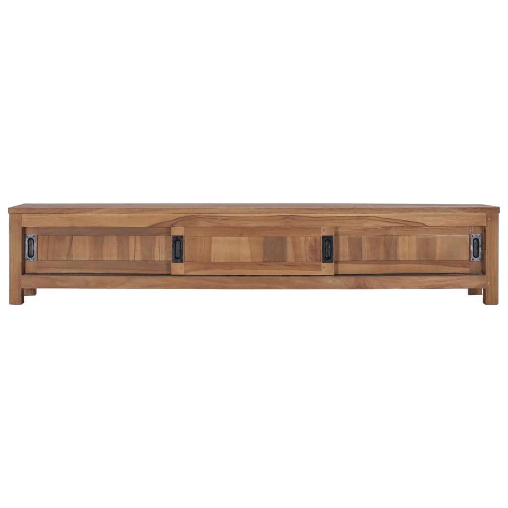 TV Cabinet 150x30x30 cm Solid Teak Wood - OLBRIT