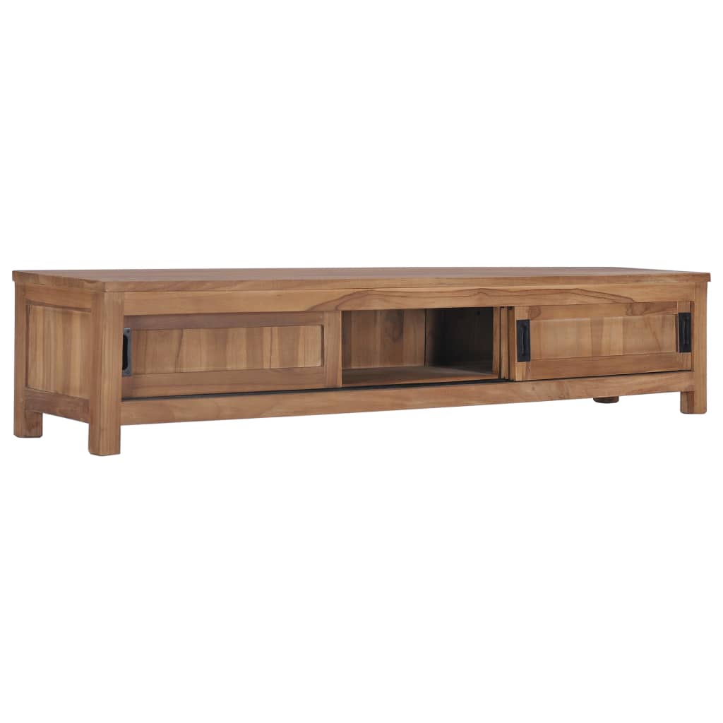 TV Cabinet 150x30x30 cm Solid Teak Wood - OLBRIT