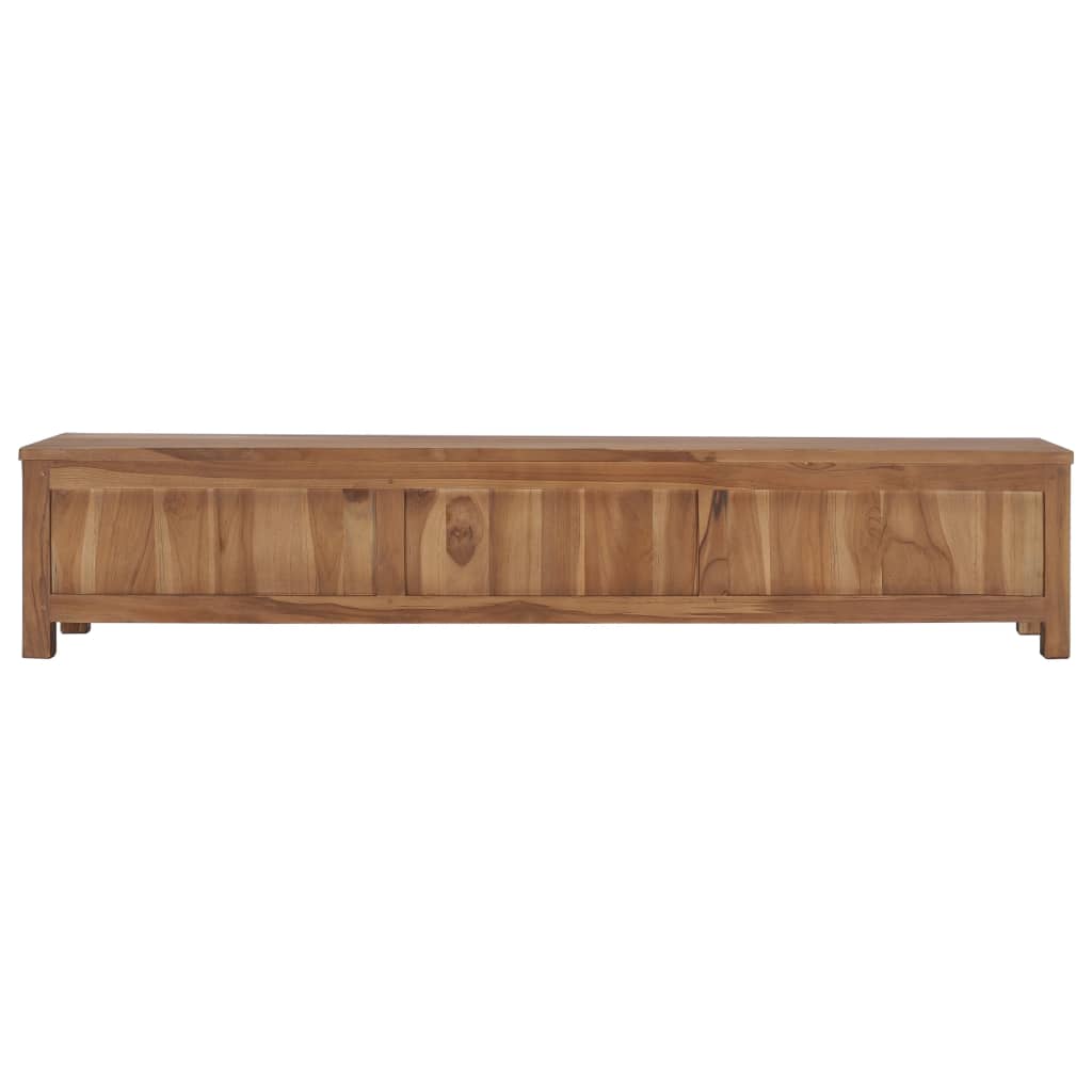 TV Cabinet 150x30x30 cm Solid Teak Wood - OLBRIT