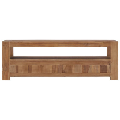 TV Cabinet 120x30x40 cm Solid Teak Wood - OLBRIT