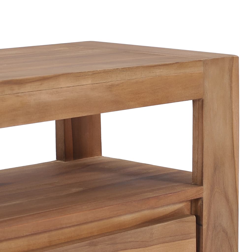 TV Cabinet 120x30x40 cm Solid Teak Wood - OLBRIT
