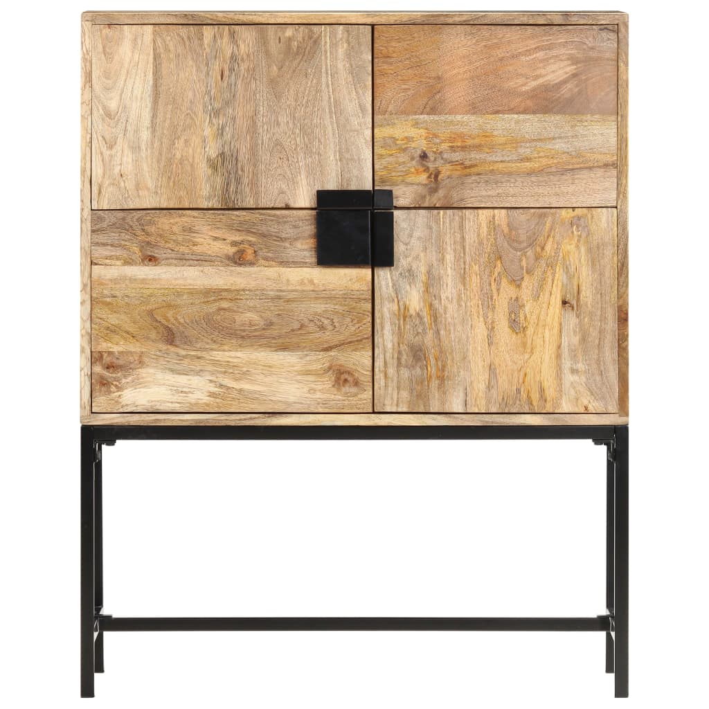 Highboard 80x30x100 cm Solid Mango Wood - OLBRIT