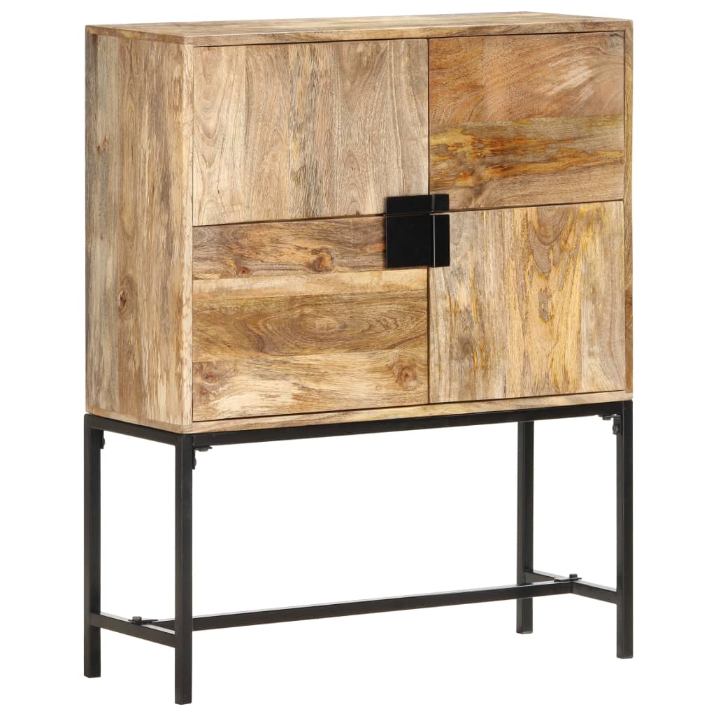 Highboard 80x30x100 cm Solid Mango Wood - OLBRIT