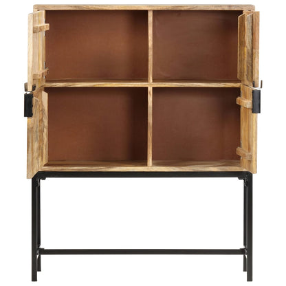Highboard 80x30x100 cm Solid Mango Wood - OLBRIT