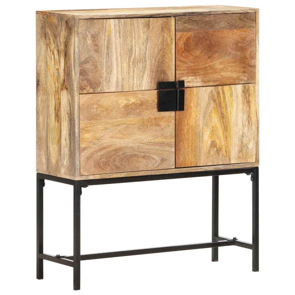 Highboard 80x30x100 cm Solid Mango Wood - OLBRIT