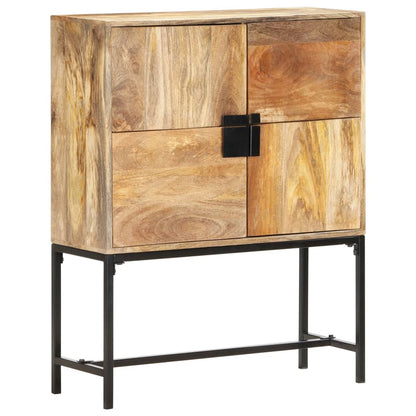 Highboard 80x30x100 cm Solid Mango Wood - OLBRIT