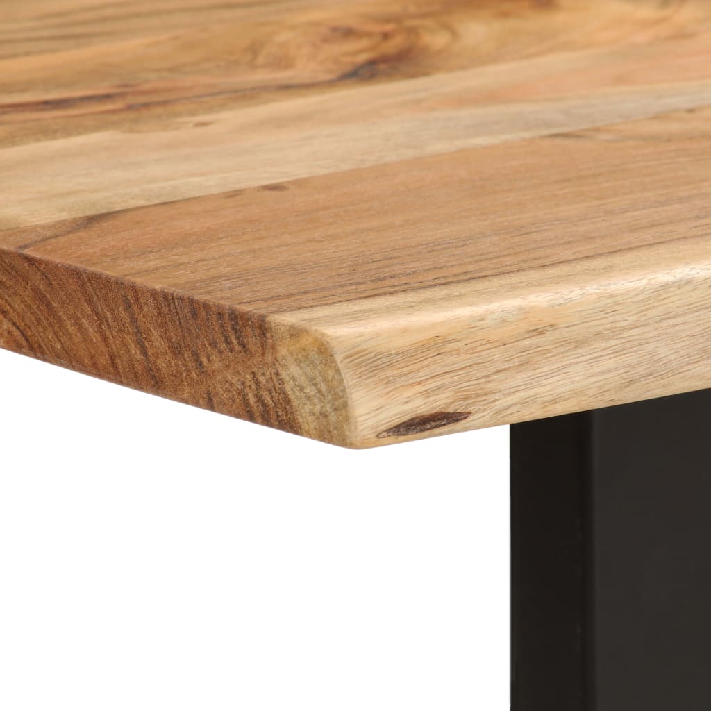 Dining Table 180x90x76 cm Solid Acacia Wood - OLBRIT