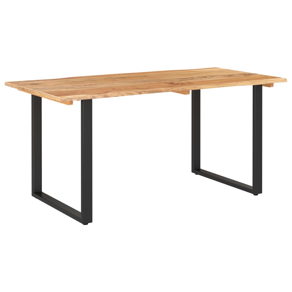 Dining Table 154x80x76 cm Solid Acacia Wood - OLBRIT