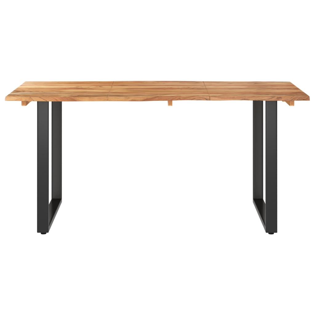 Dining Table 154x80x76 cm Solid Acacia Wood - OLBRIT