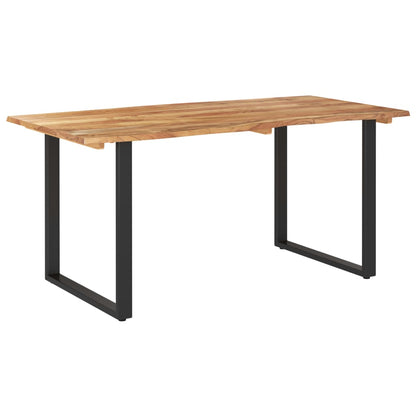 Dining Table 154x80x76 cm Solid Acacia Wood - OLBRIT