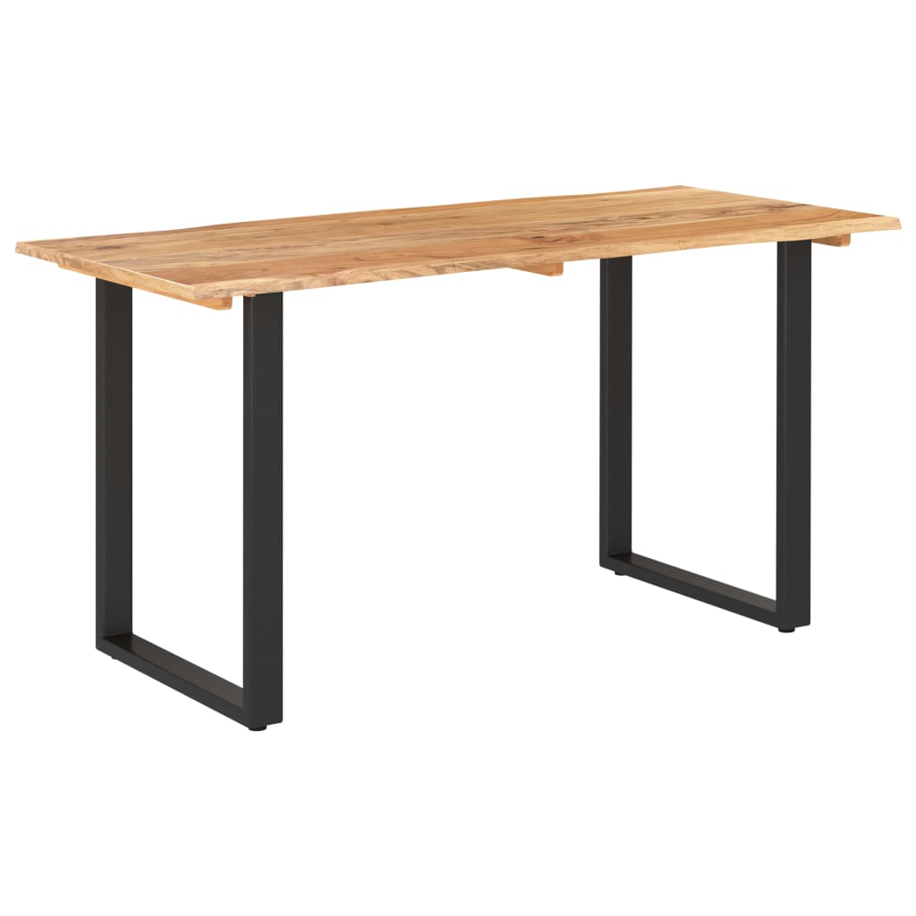 Dining Table 140x70x76 cm Solid Acacia Wood - OLBRIT