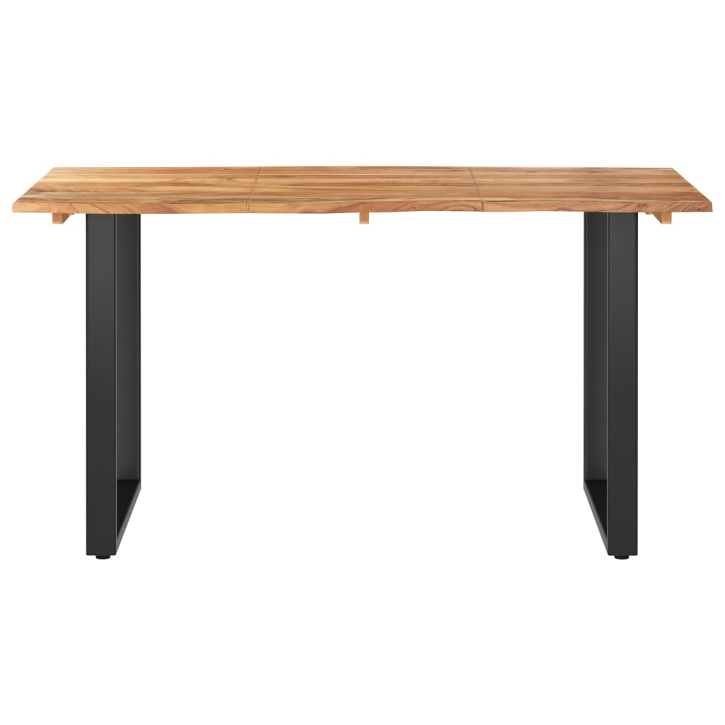 Dining Table 140x70x76 cm Solid Acacia Wood - OLBRIT