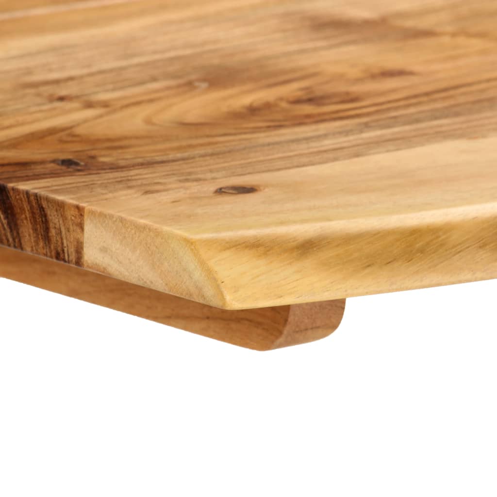 Dining Table 140x70x76 cm Solid Acacia Wood - OLBRIT