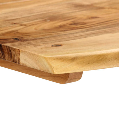 Dining Table 140x70x76 cm Solid Acacia Wood - OLBRIT