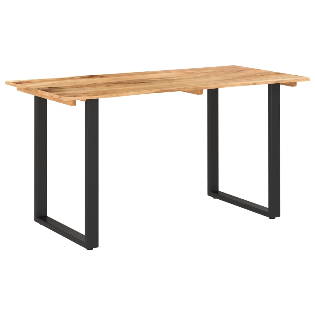 Dining Table 140x70x76 cm Solid Acacia Wood - OLBRIT