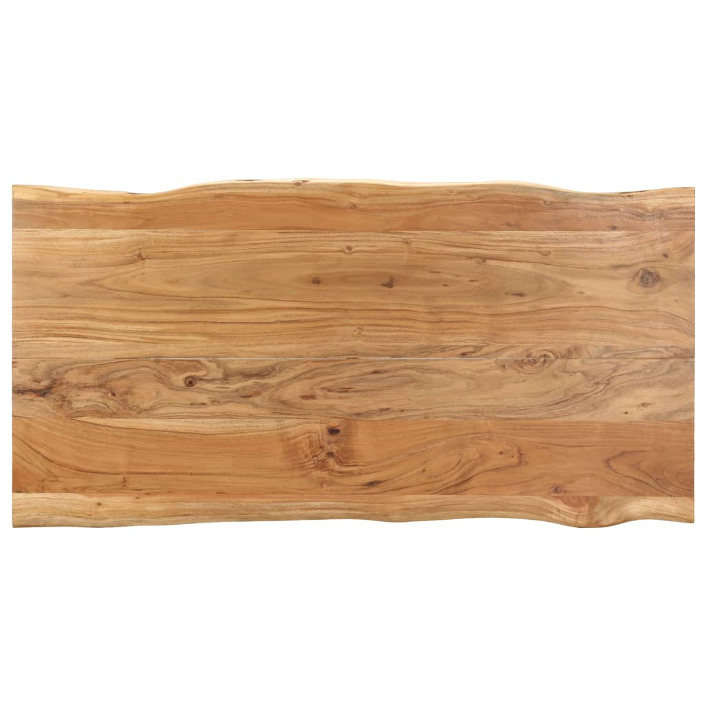 Dining Table 154x80x76 cm Solid Acacia Wood - OLBRIT