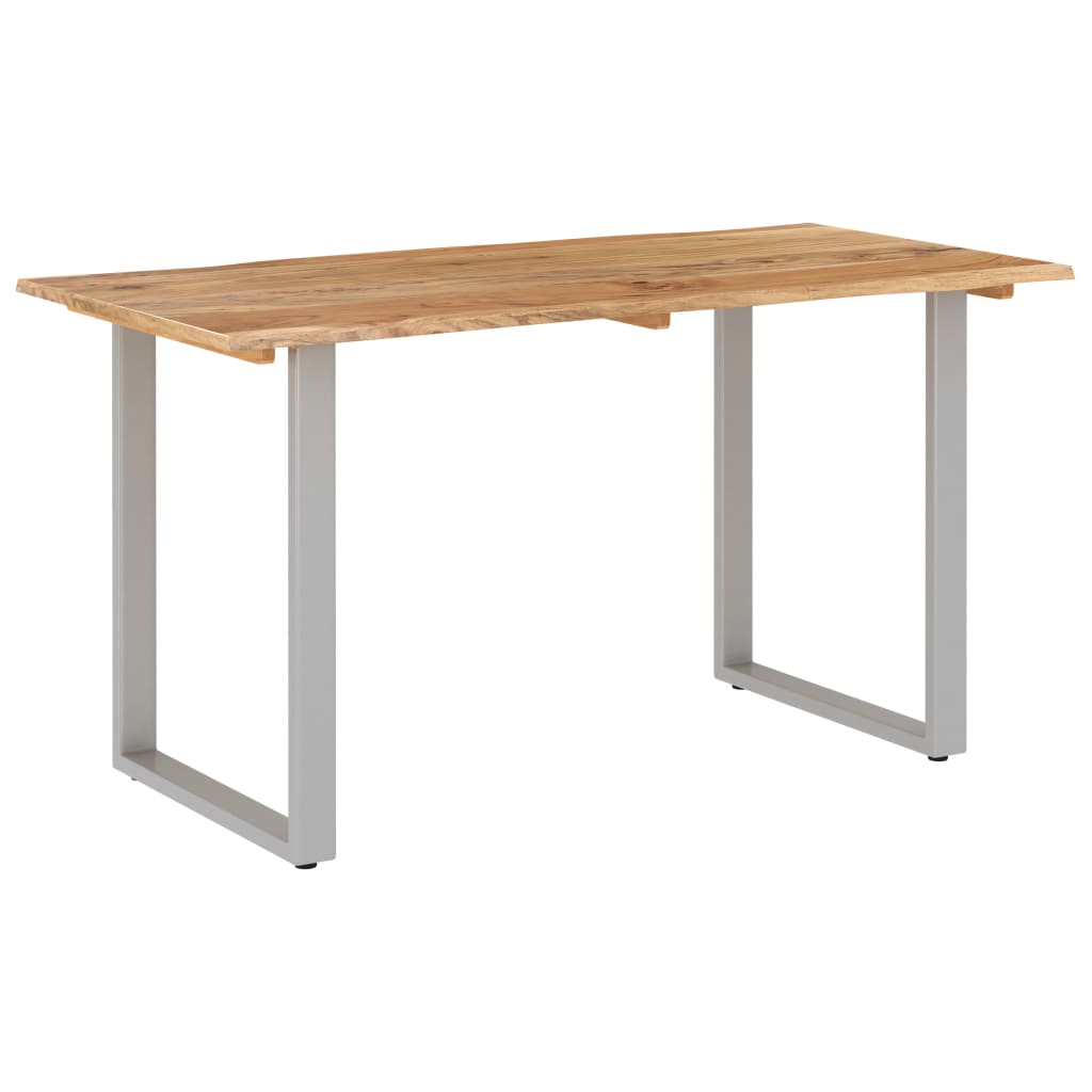 Dining Table 140x70x76 cm Solid Acacia Wood - OLBRIT