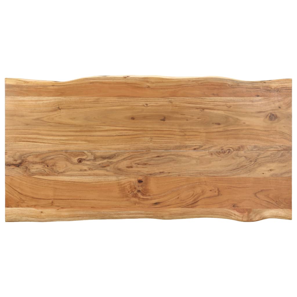 Dining Table 140x70x76 cm Solid Acacia Wood - OLBRIT