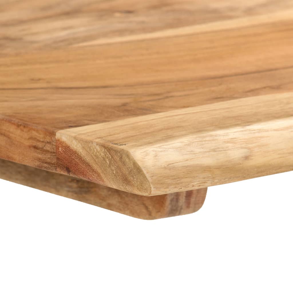 Dining Table 140x70x76 cm Solid Acacia Wood - OLBRIT