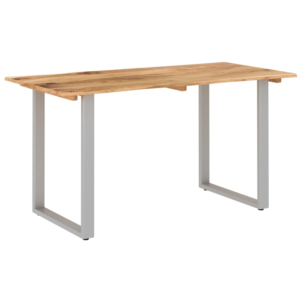 Dining Table 140x70x76 cm Solid Acacia Wood - OLBRIT