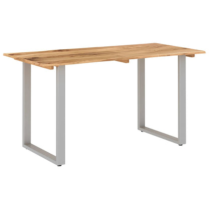 Dining Table 140x70x76 cm Solid Acacia Wood - OLBRIT