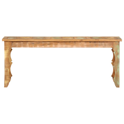 Bench 110x35x45 cm Solid Reclaimed Wood - OLBRIT