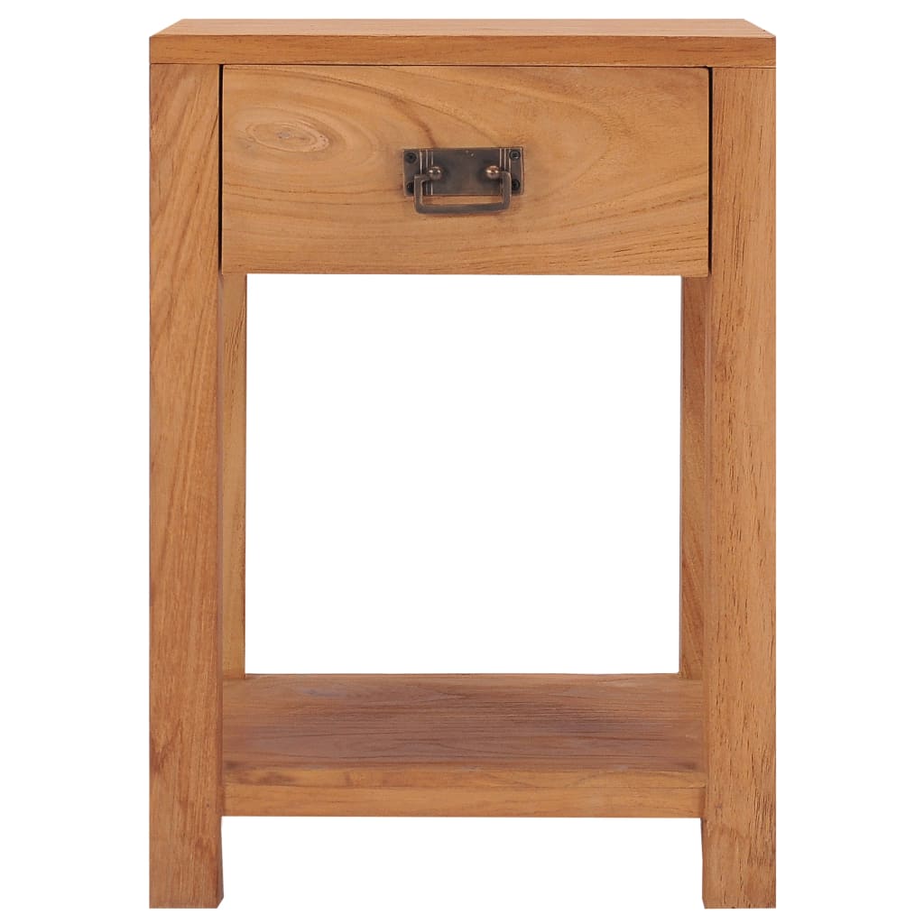 Bedside Cabinet 35x35x50 cm Solid Teak Wood - OLBRIT