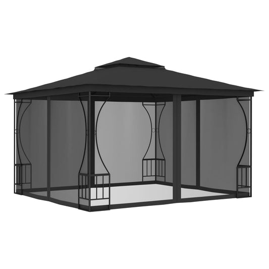 Gazebo with Nets 300x300x265 cm - OLBRIT