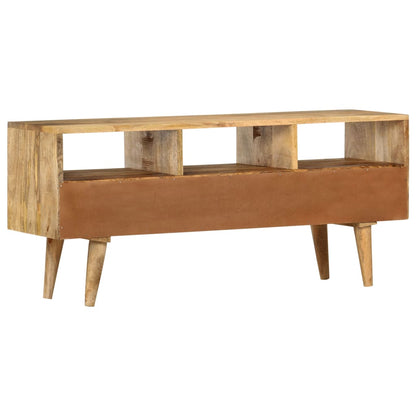 TV Cabinet 110x36x50 cm Solid Mango Wood - OLBRIT