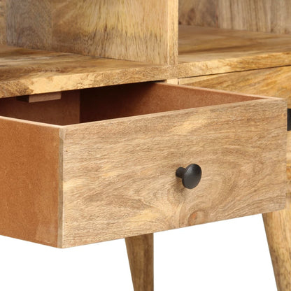 TV Cabinet 110x36x50 cm Solid Mango Wood - OLBRIT