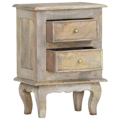 vidaXL Bedside Cabinet 40x30x55 cm Solid Mango Wood - OLBRIT