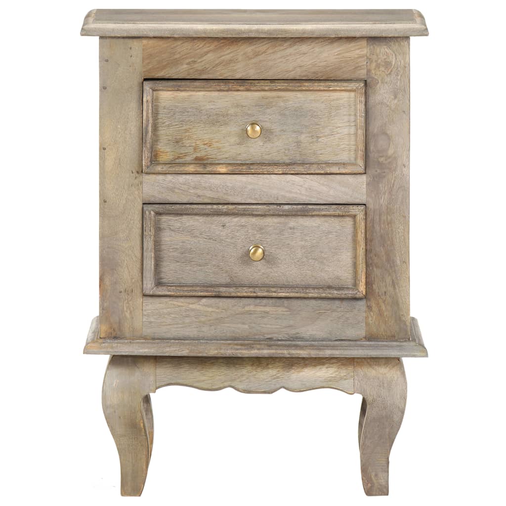 vidaXL Bedside Cabinet 40x30x55 cm Solid Mango Wood - OLBRIT