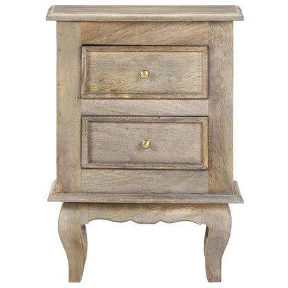 vidaXL Bedside Cabinet 40x30x55 cm Solid Mango Wood - OLBRIT