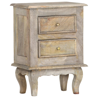 vidaXL Bedside Cabinet 40x30x55 cm Solid Mango Wood - OLBRIT