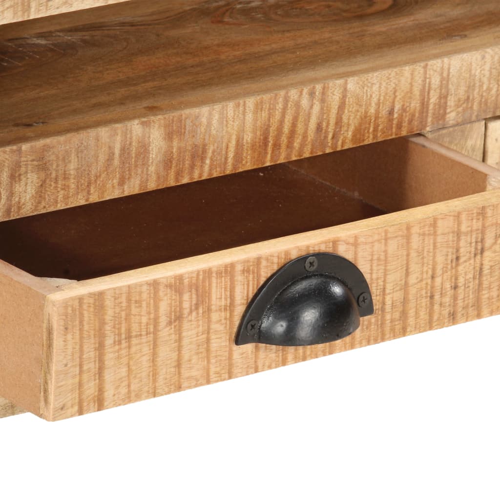 TV Cabinet 150x30x37 cm Solid Mango Wood - OLBRIT