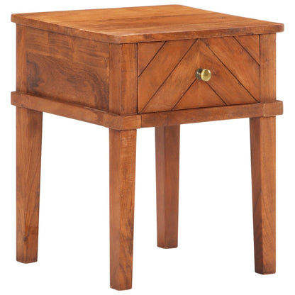 Bedside Cabinet 40x40x50 cm Solid Acacia Wood - OLBRIT