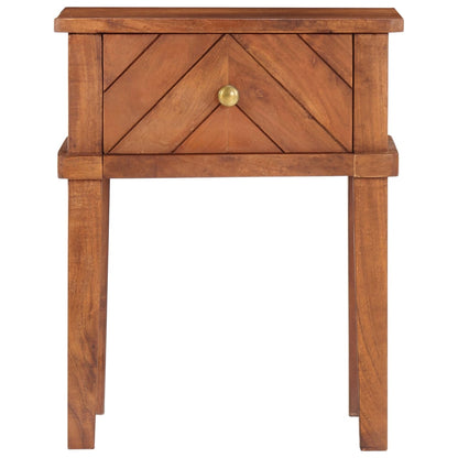 Bedside Cabinet 40x40x50 cm Solid Acacia Wood - OLBRIT
