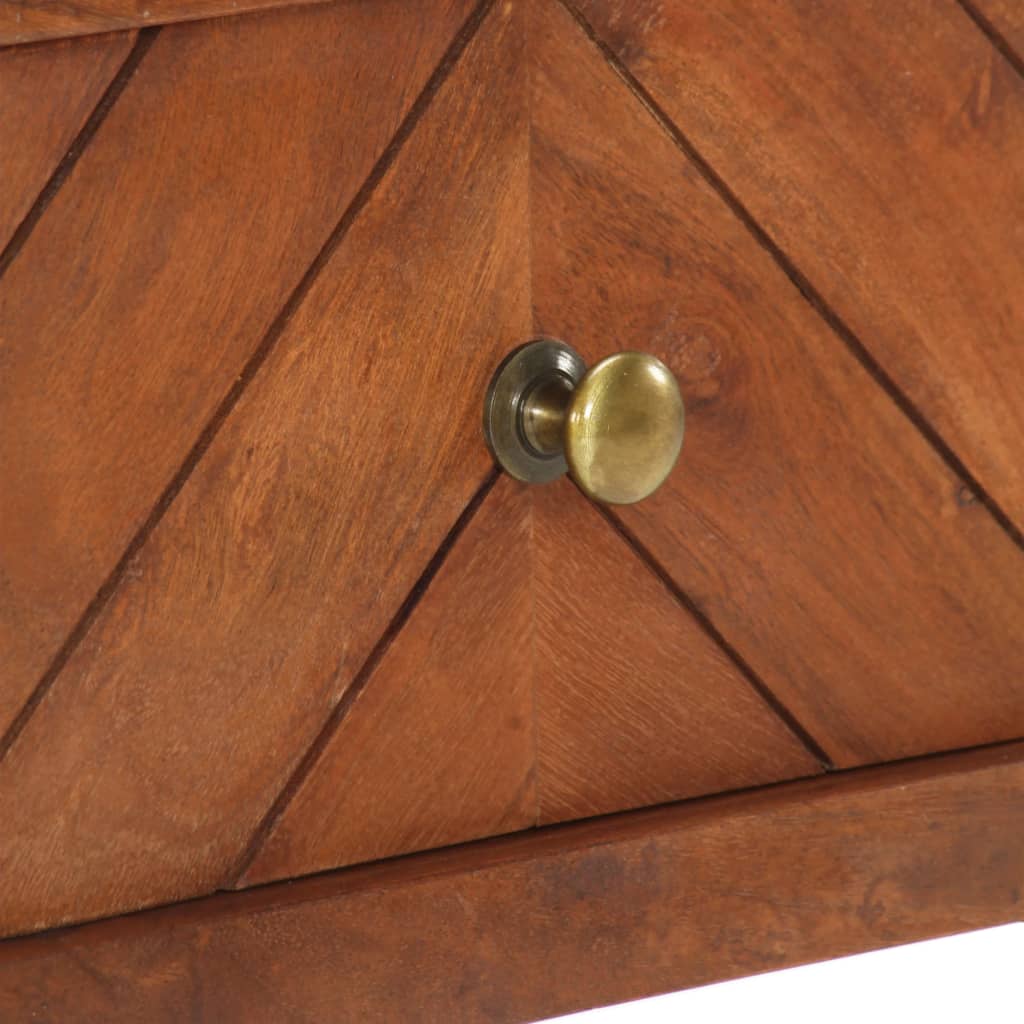 Bedside Cabinet 40x40x50 cm Solid Acacia Wood - OLBRIT