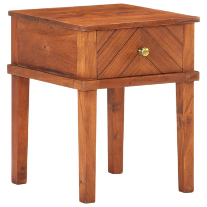 Bedside Cabinet 40x40x50 cm Solid Acacia Wood - OLBRIT