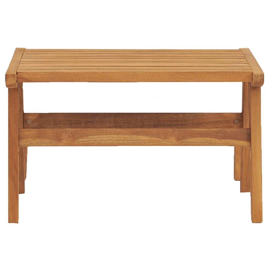 Garden Chair with Footrest Solid Teak Wood - OLBRIT