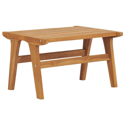 Garden Chair with Footrest Solid Teak Wood - OLBRIT